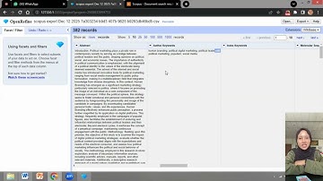 Tutorial Menggunakan Openrefine | Communication Network & Big Data (7D)