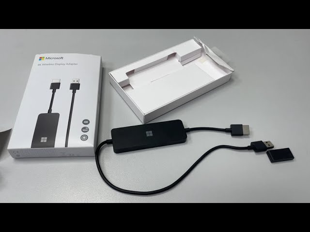 Microsoft 4K Wireless Display Adapter Model 1942 UNBOXING - YouTube