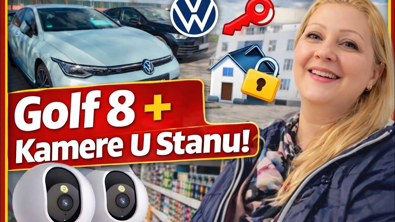 Da vidimo sta kaze golf 8/ Kamere kao u big braderu u stanu