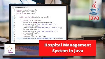 Hospital Management System In Java | Java Project