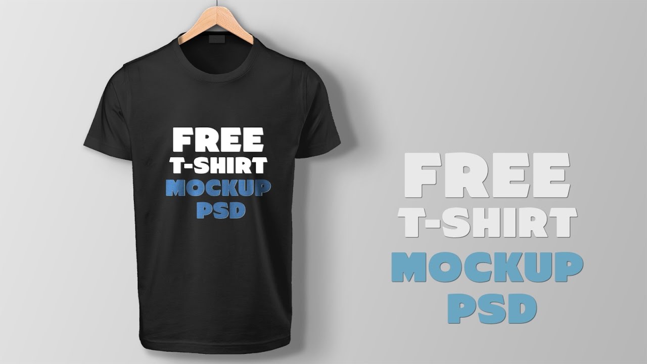 Download Free T Shirt Mockup Psd Youtube