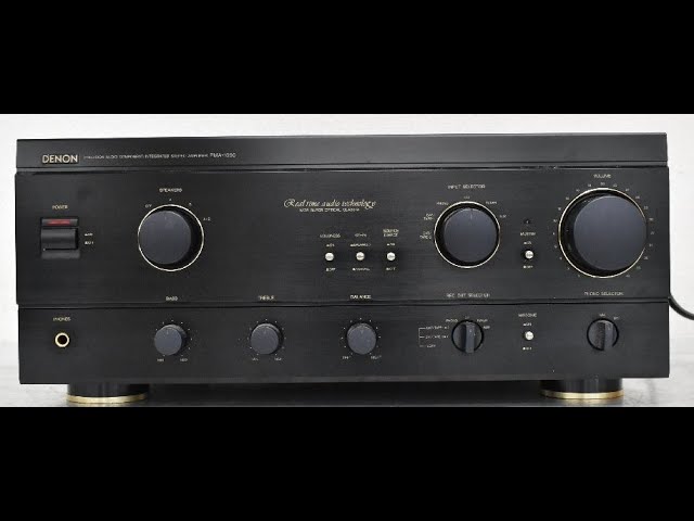 Denon PMA 1090 Review - YouTube