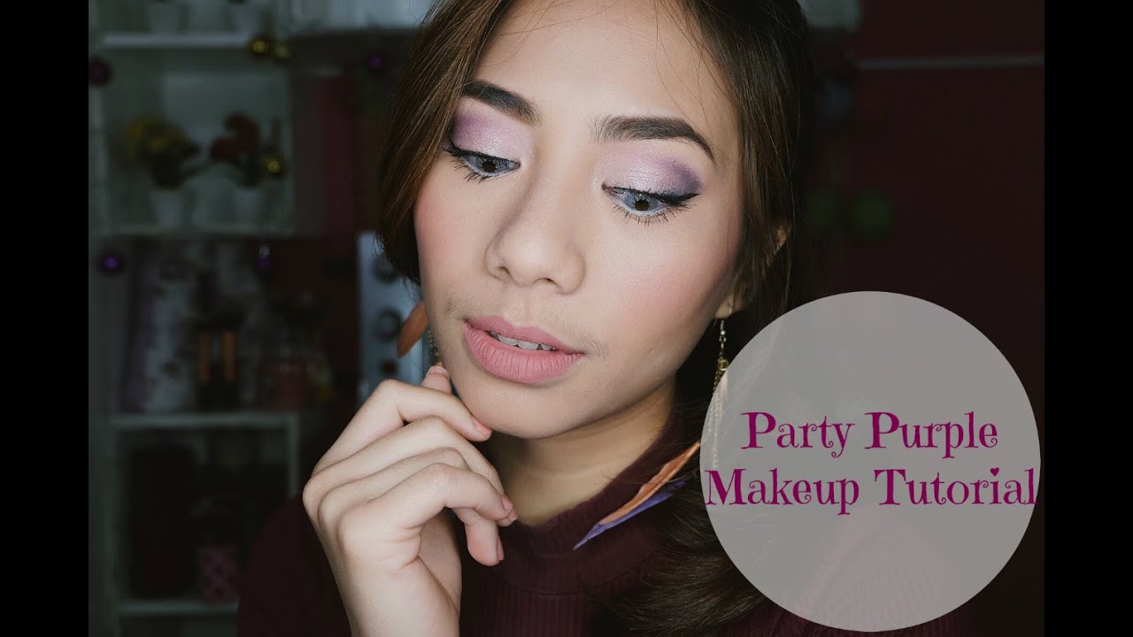 Party Purple Makeup Tutorial Abel Cantika YouTube