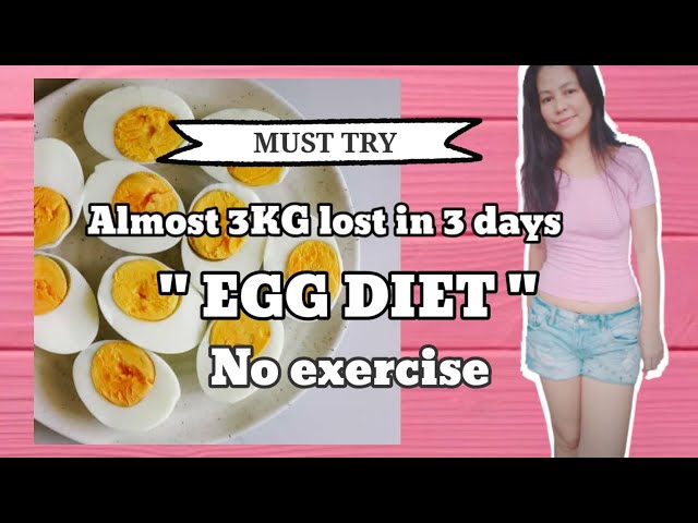 How I lost 3kg in 3 Days *short term diet 🍎🍌🍠 