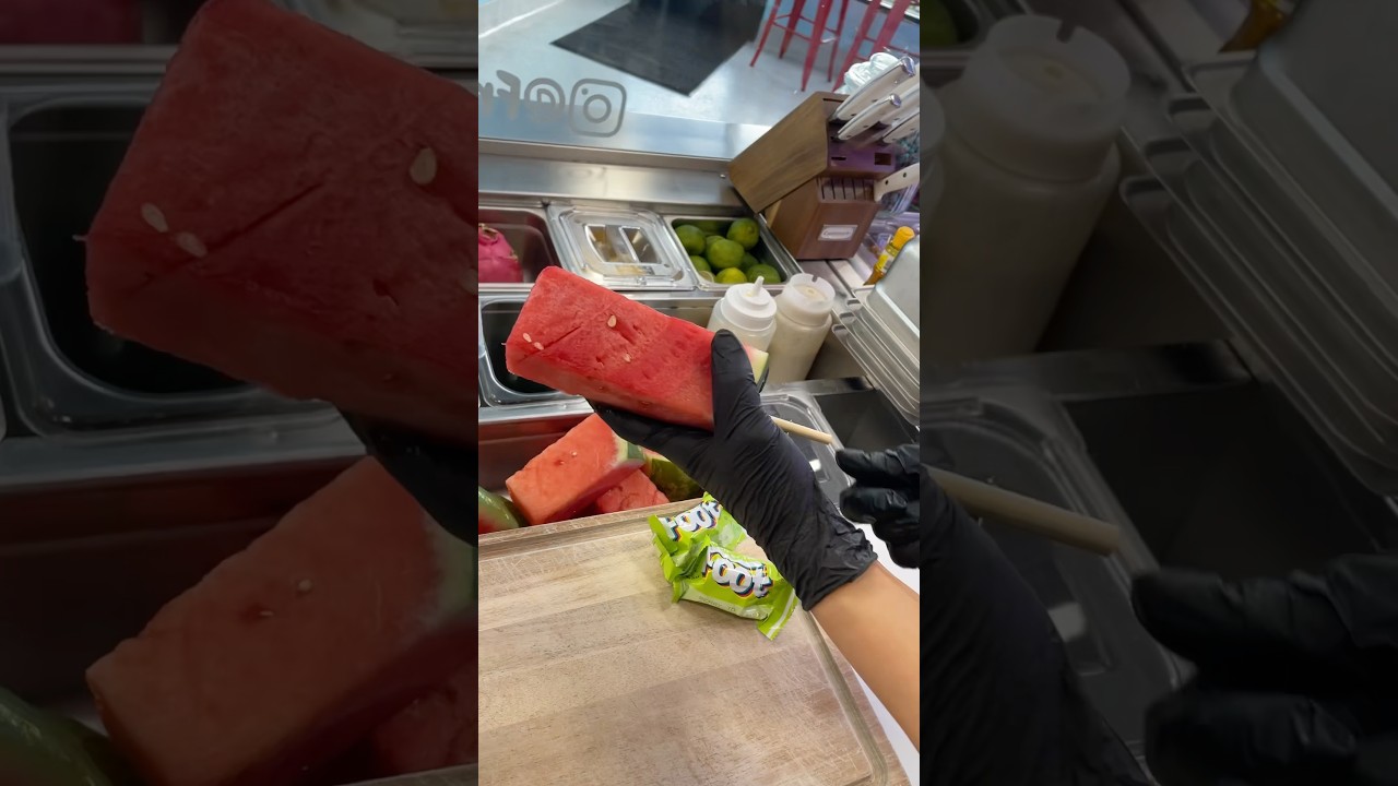 WATERMELON FRUIT ROLL UP POP 🍉🔥🔥🔥 Get it from Froot Cups on Melrose