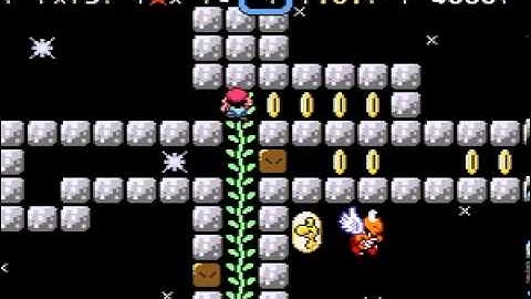 SMW Custom Level - Space Maze