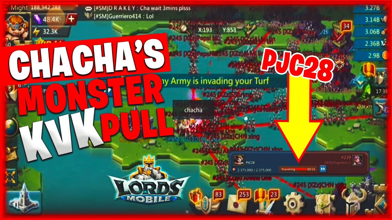 Lords Mobile ChaCha - KvK Part 1 | Rallying Targets in Fury + Gryphon ...