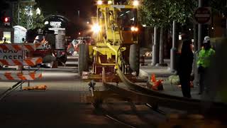 DART Rail Replacement   Time lapse