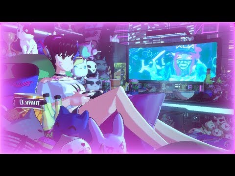 D.Va listens to K/DA Pop Stars in Bed  animated late night chill vibes... - D.Va listens to K/DA Pop Stars in Bed  animated late night chill vibes...