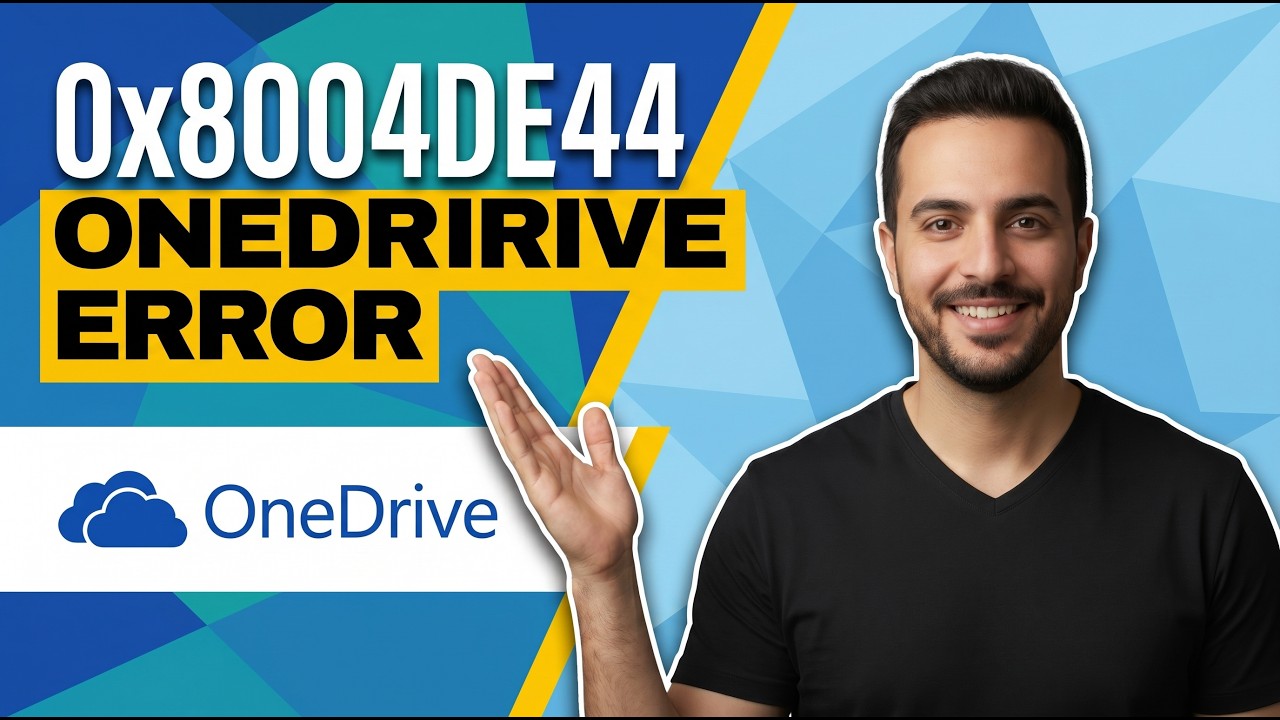 How To Fix 0x8004De44 Onedrive Error [Easy Windows Fix] - YouTube