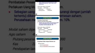 CONTOH SOAL DAN PENYELESAIAN MATERI EKUITAS (AKM2)