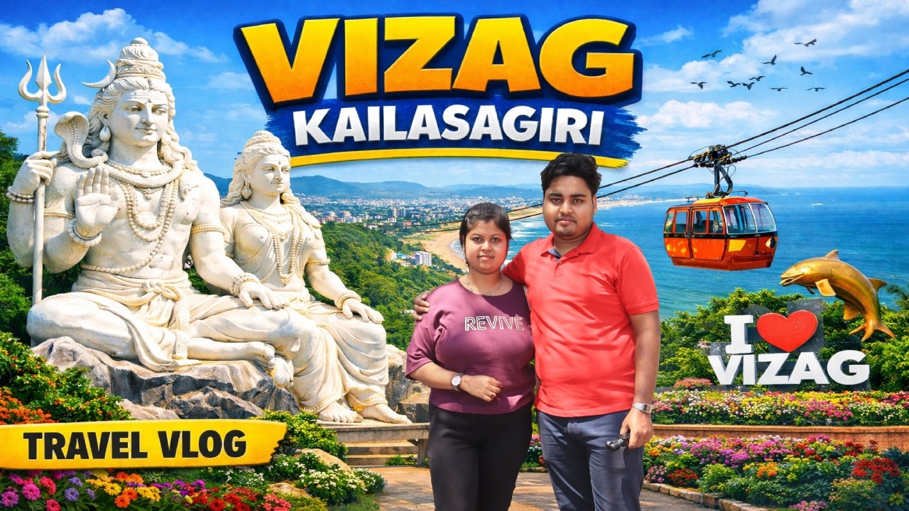 Kailasgiri Vizag🌄| Where Hills Meet the Sea 🌊| Vizag Travel Vlog | Stunning Views from Kailasgiri⛰️✨