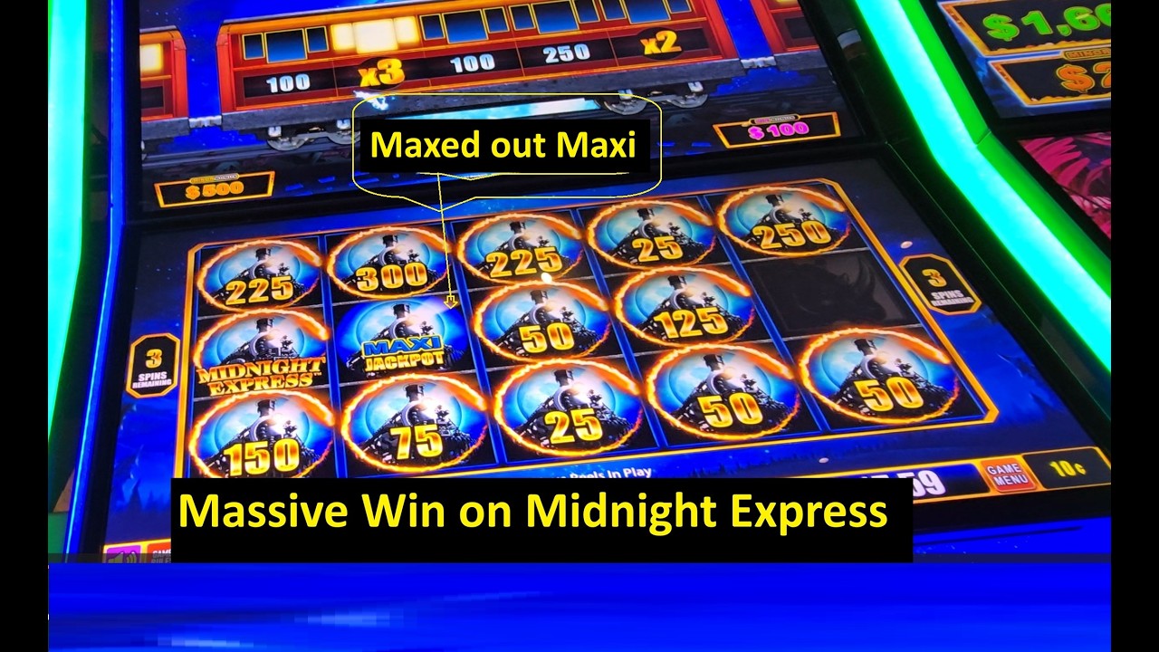 Massive Better Than Handpay Win on Midnight Express Fat Rhino Slot! Aristocrat Game