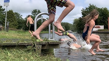 Gedoe om zwemtrap Dokkumer Ee: veilig of juist onveilig?