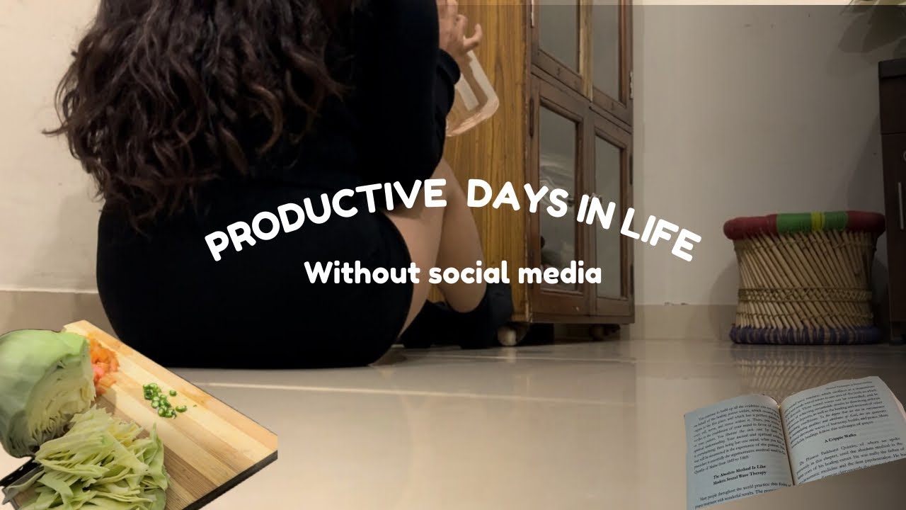 Life without social media | Productive & peaceful Day in my life 