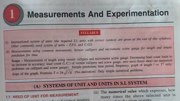 MEASUREMENTS AND EXPERIMENTATION CLASS 9 ICSE CHAPTER 1 EXERCISE 1 C NUMERICALS