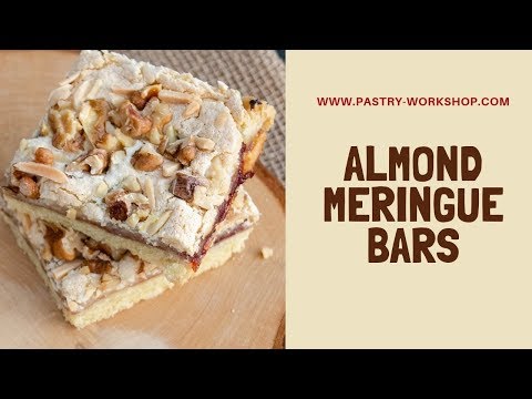 Almond Meringue Bars Recipe