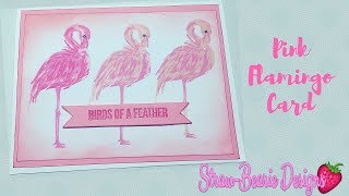 Pink Flamingo Card - DIY