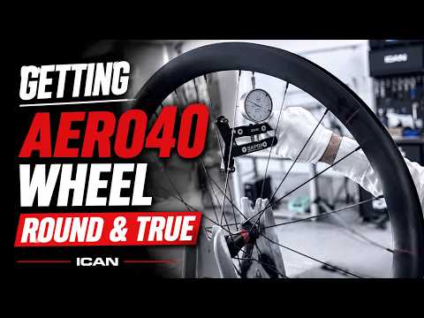 Getting AERO40 Wheel Round & True.#icancycling #aero40