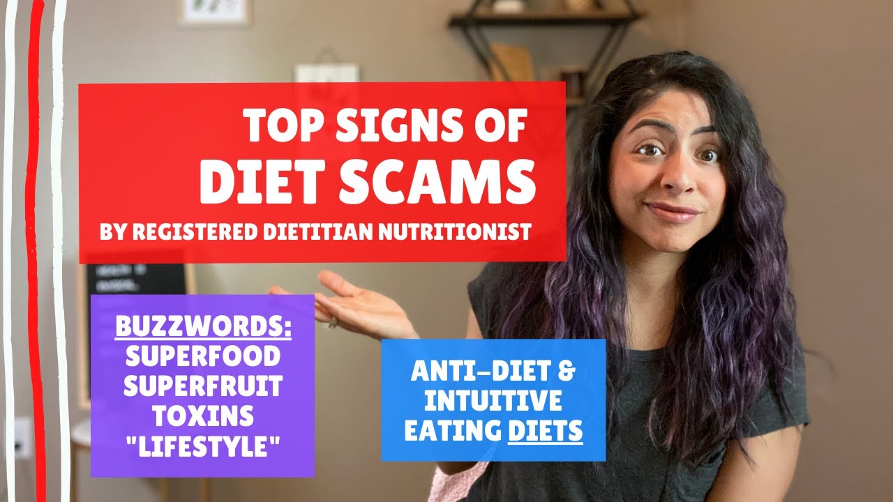 TOP SIGNS OF DIET SCAMS | by Registered Dietitian Nutritionist - YouTube