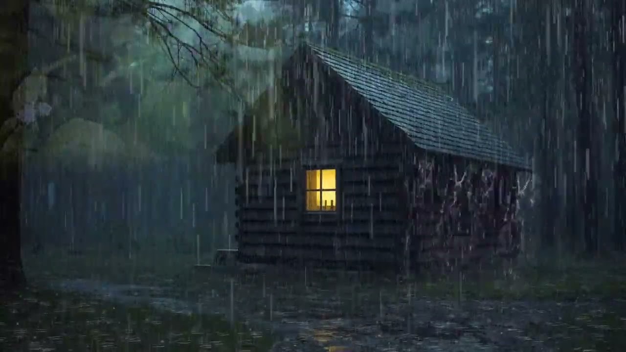 Heavy Rainstorm ASMR for Deep Focus and Restful Sleep | Relaxing Rain Noise for Stress Relief