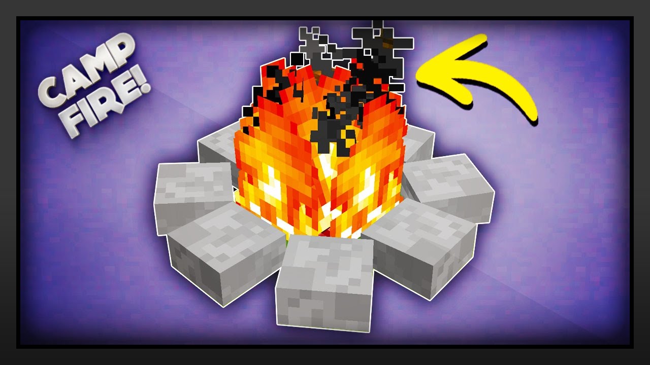 Minecraft - How To Make A Campfire