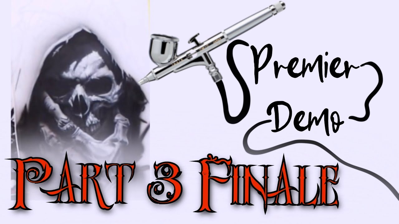 🎨 Grim Reaper Airbrush Follow-Along | Part 3 Finale