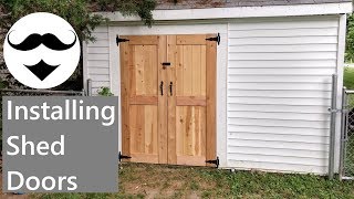 In the last video, i made shed doors, now i'm putting them on shed.
and thus completes my shed's exterior renovation.