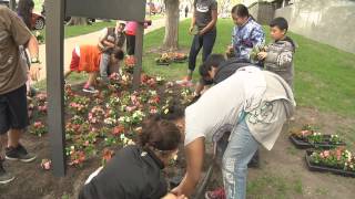 SPPS students help revitalize the State Capitol grounds