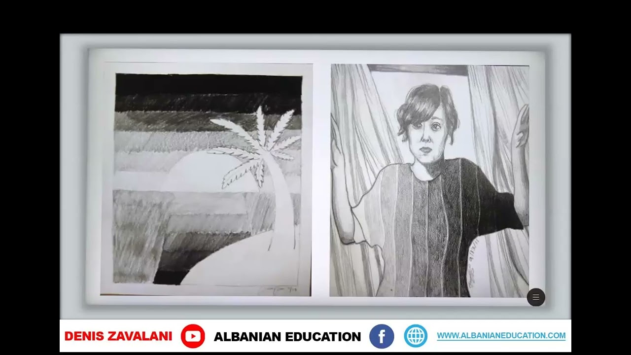 9 16 004 Java e njëmbëdhjetë Edukatë figurative shkallëzimi i ngjyrës me laps tonaliteti