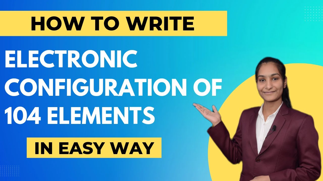 Electronic Configuration | B.Sc 1st year | By Priti Mam