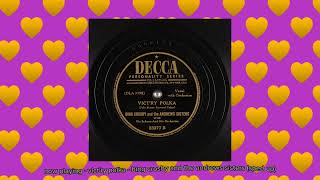 vict'ry polka - bing crosby and the andrews sisters (sped up)