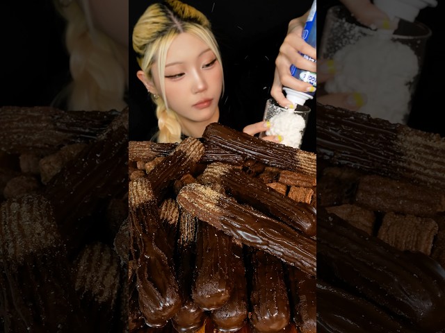 초코츄러스 한가득 쌓아놓고..???? Chocolate Churros MUKBANG ASMR