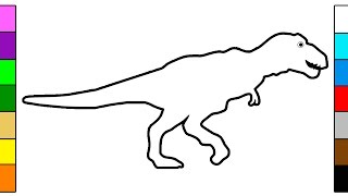 Dinosaur T Rex Coloring Pages for Kids
