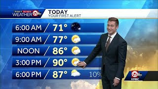 First Alert: Feeling More Like July For Your Tuesday