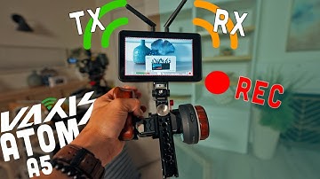 Vaxis ATOM A5 monitor. Built-in Wireless Video Transmitter + Receiver + Recorder