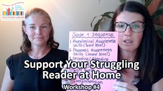 Support Your Struggling Reader Workshop #4