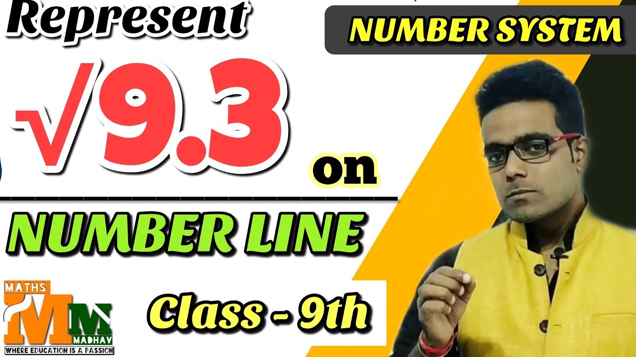 Root 9 3 On Number Line Class 9th Chapter 01 CBSE Maths Madhav root-9-3-on-number-line-class-9th-chapter-01-cbse-maths-madhav