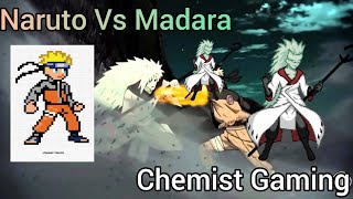 Naruto Sage mode Vs Madara Kaguya Form (PIXEL) #naruto #games #jamaicanGamer screenshot 3