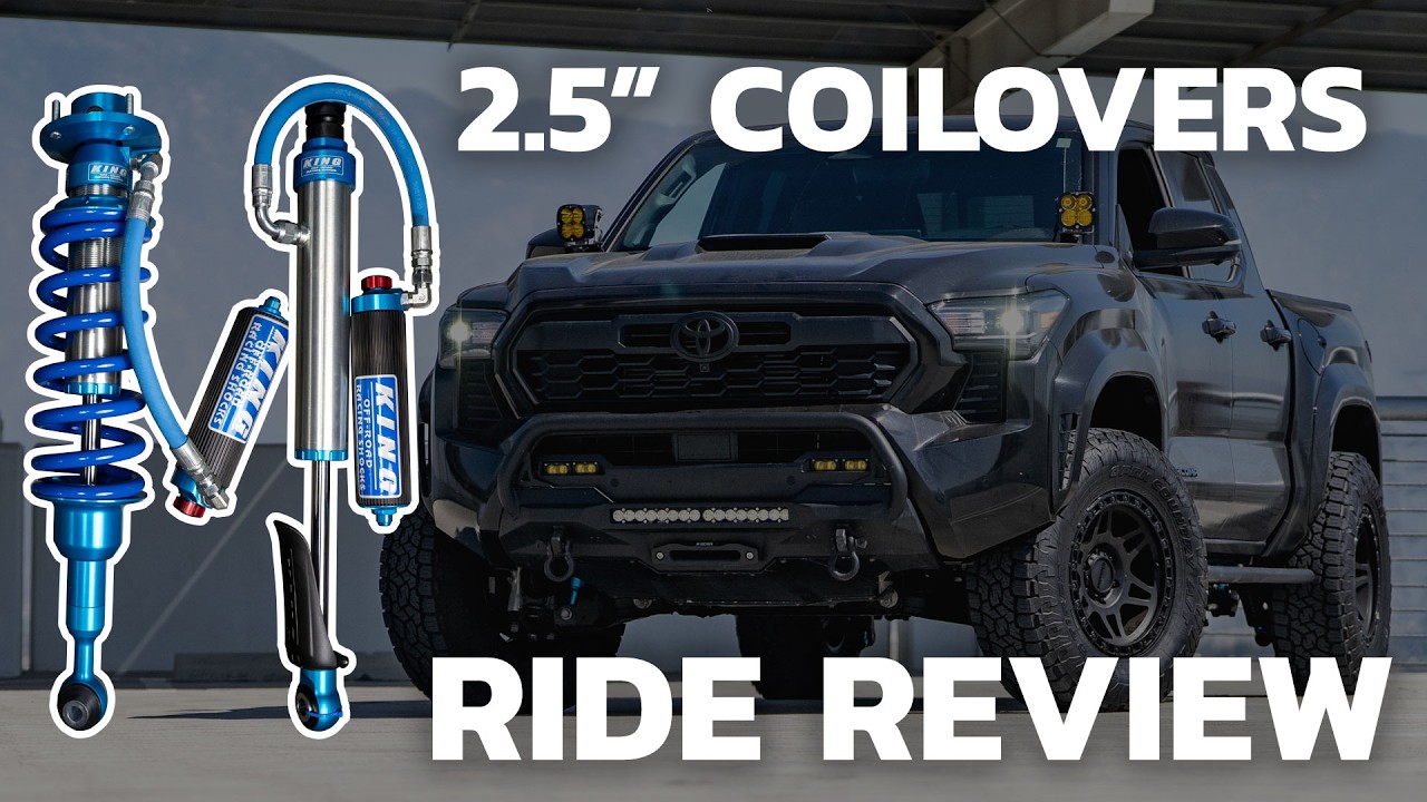 King Shocks on the 2024-2025 Toyota Tacoma - Install and Ride 