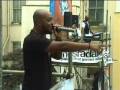Rampage at notting hill carnival donaeo devil in a blue dress