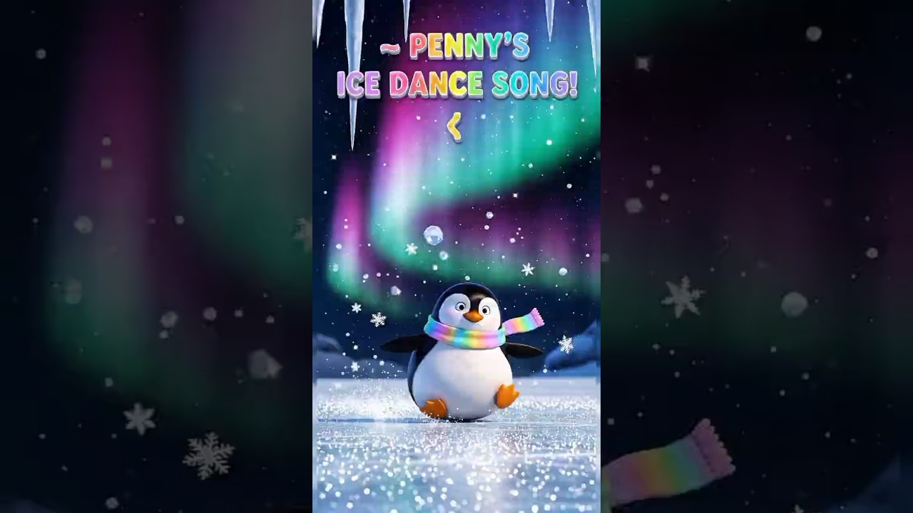 ❄🐧Penny Penguin’s COOL Ice Dance! ⛸️🎶 Slide & Sing