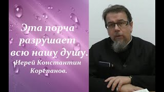 Эта испорченность разрушает всю нашу душу. Иерей Константин Корепанов.