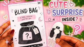 Diy cute and aesthetic blind bag/free printable inside/@joice art