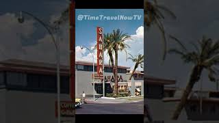 Vintage Sahara Hotel Phoenix Arizona 1950s Midcentury Modern Retro Motel Architecture Swimming Pool