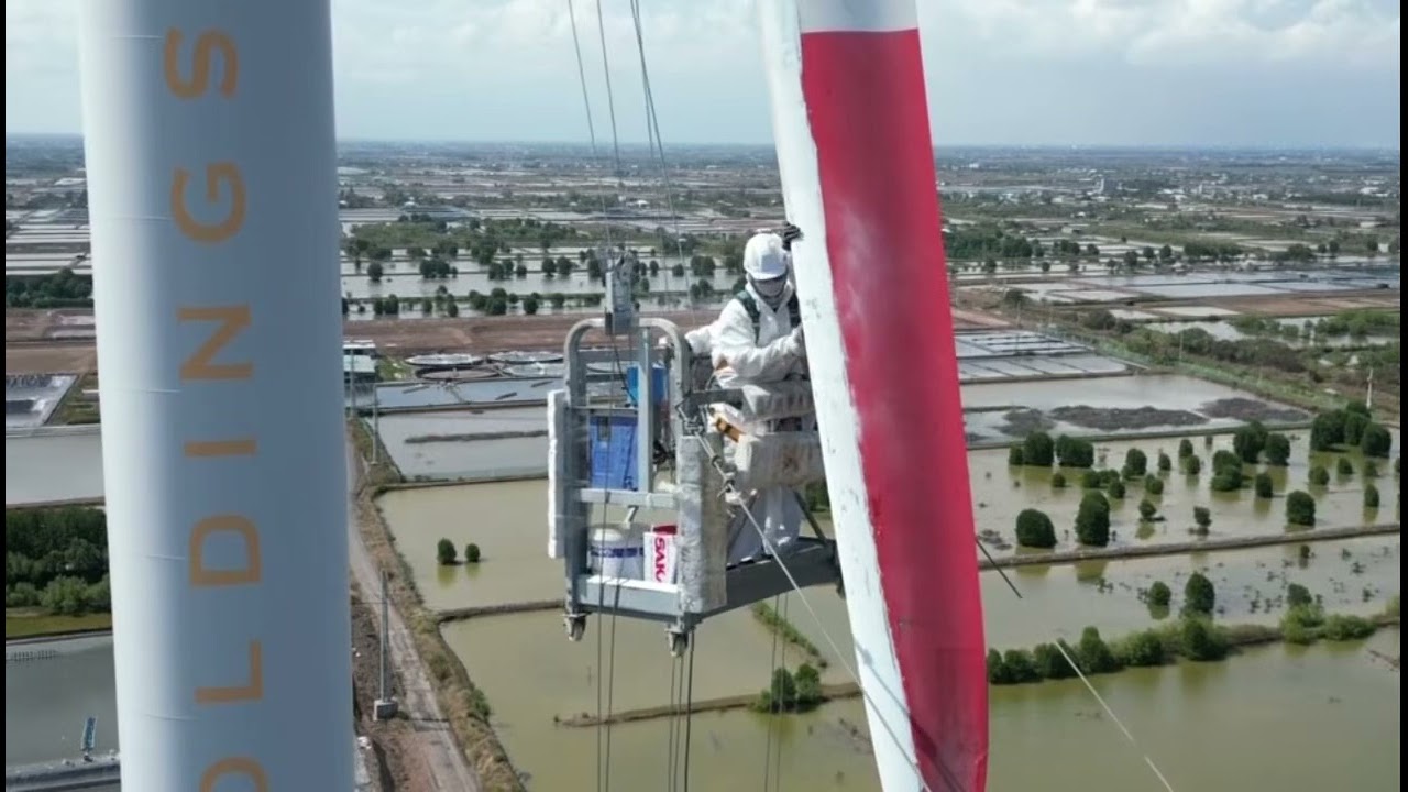 Wind turbine blade repair!