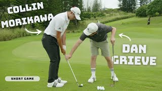 Dan and Collin Morikawa talk short game