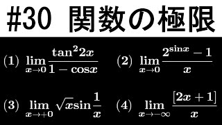 【受験数学演習#30】（数Ⅲ）関数の極限