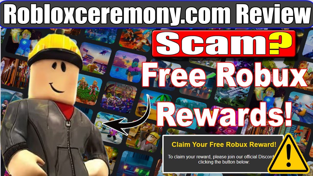 Robloxceremony.com Review - Robux Reward Giveaway Scam? - YouTube