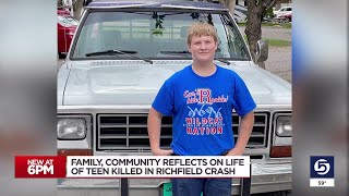 Richfield Family remembering 15-year-old who died in rollover crash